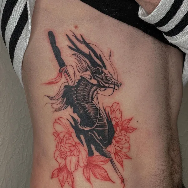 Graphic tattoo by Диана Вейцман in Тамбов