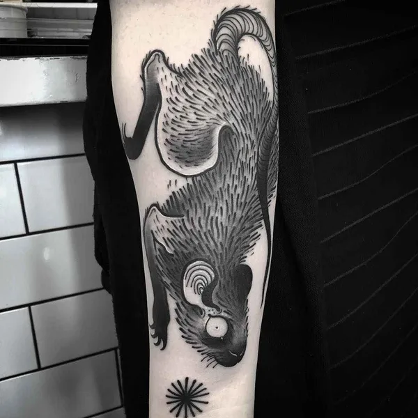 Surrealism tattoo by Laura Yahna