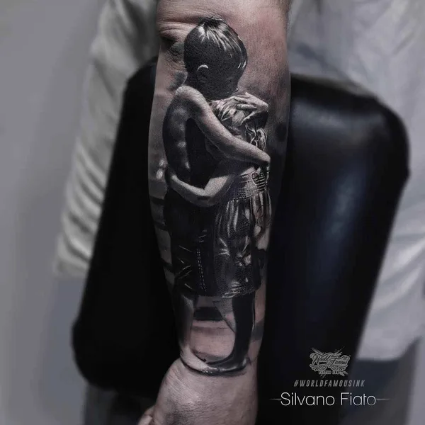 Realism tattoo by Silvano Fiato in Genova