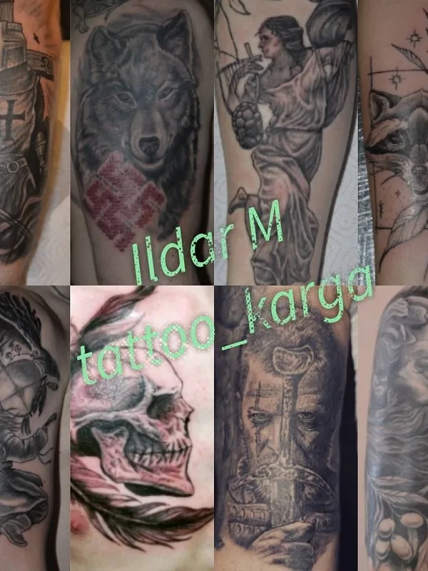 black and grey black and grey татуировка на forearm #31417 | Тату мастер ИЛЬДАР Мустафин