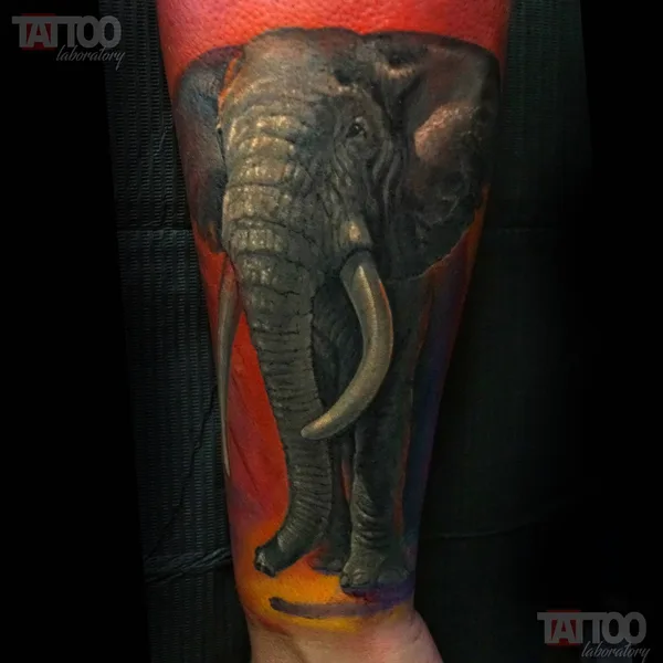 Portrait tattoo by Max Drugger in Волгодонск