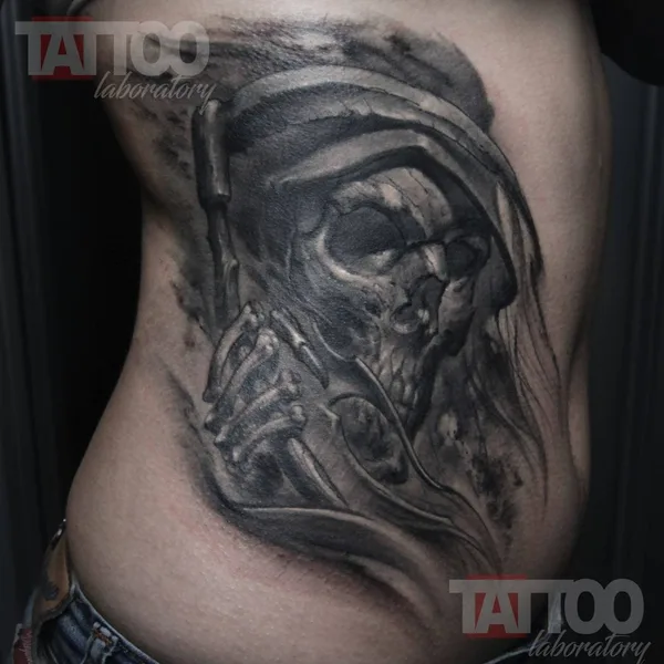 Portrait tattoo by Max Drugger in Волгодонск
