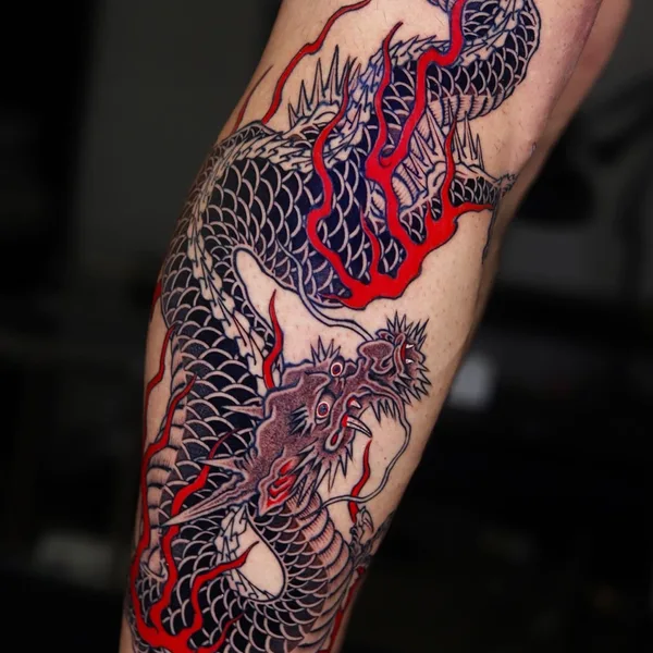 Japanese tattoo by dino_oriental in Los Angeles
