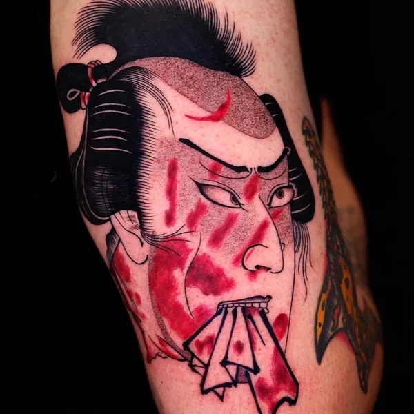 Japanese tattoo by Dino in Hollywood