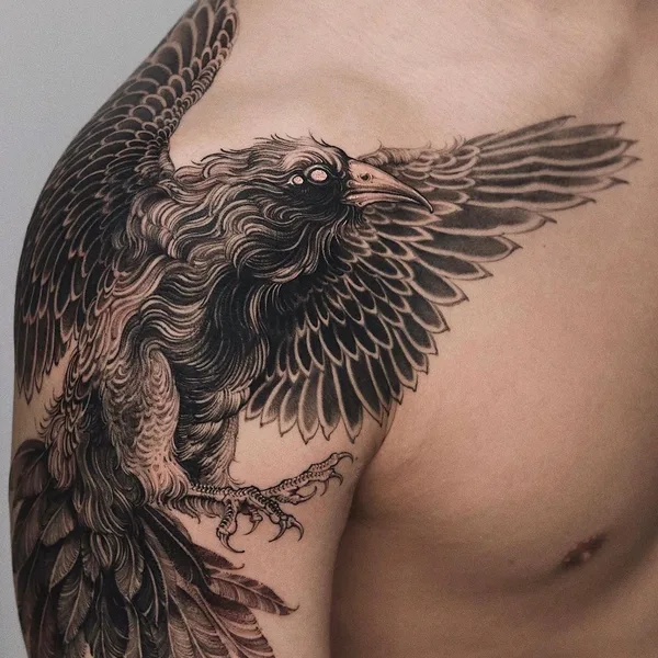 Graphic tattoo by Hoon_unco in Seoul