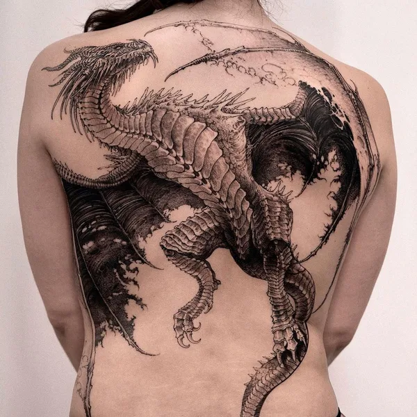 Graphic tattoo by Hoon_unco in Seoul