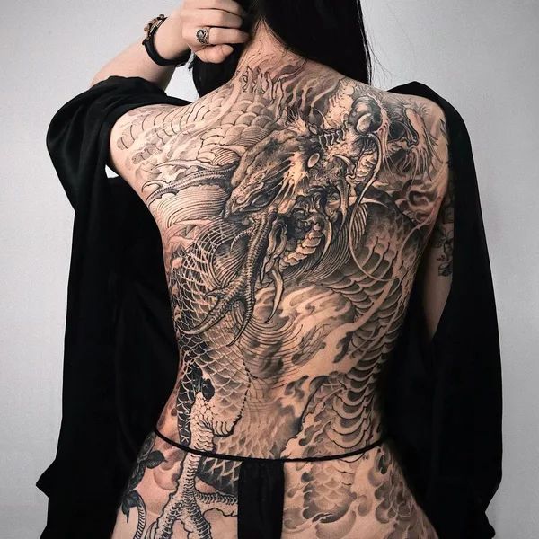 Graphic tattoo by Hoon_unco in Seoul