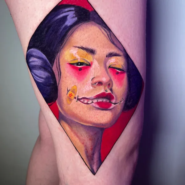 Color tattoo by Анастасия Чистякова  in Калуга