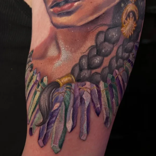 Color tattoo by Анастасия Чистякова  in Калуга