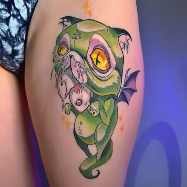 Color tattoo by Анастасия Чистякова  in Калуга