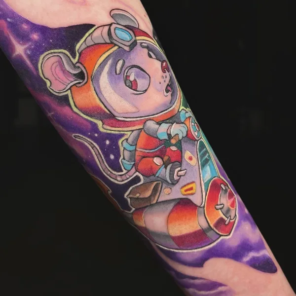 Color tattoo by Анастасия Чистякова  in Калуга