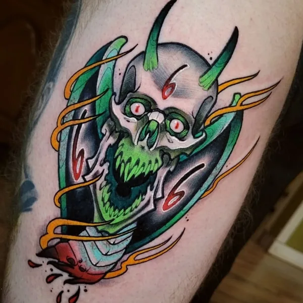 Neo Traditional tattoo by Shannon Gamerl in Penndel