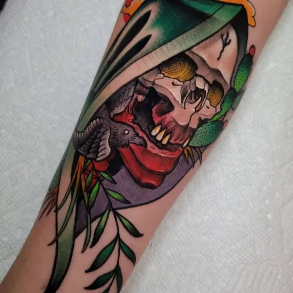 Neo Traditional tattoo by Shannon Gamerl in Penndel