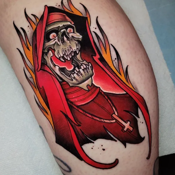 Neo Traditional tattoo by Shannon Gamerl in Penndel
