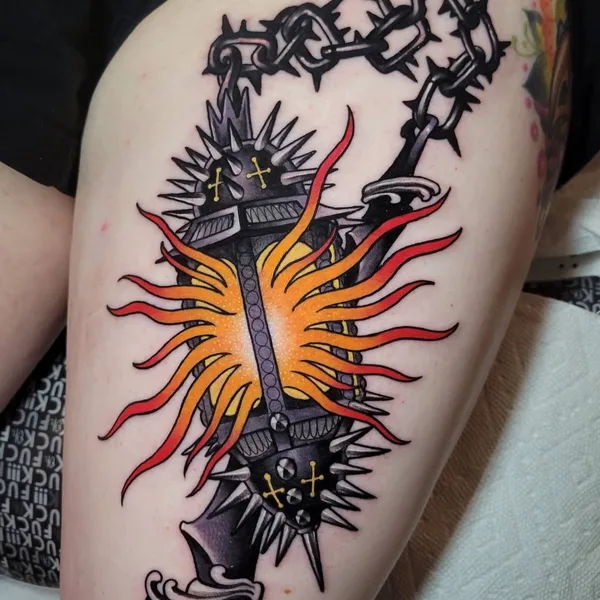 Neo Traditional tattoo by Shannon Gamerl in Penndel