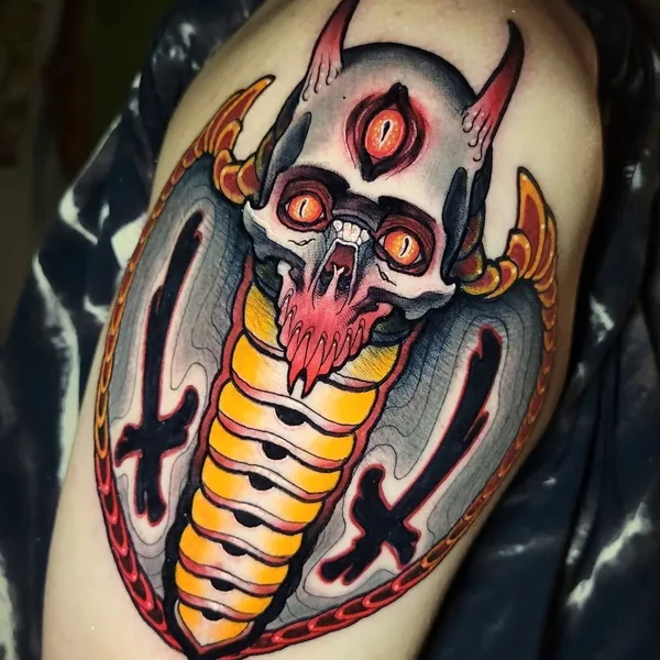 Neo Traditional tattoo by Shannon Gamerl in Penndel