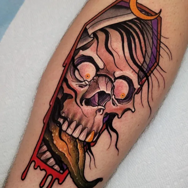 Neo Traditional tattoo by Shannon Gamerl in Penndel
