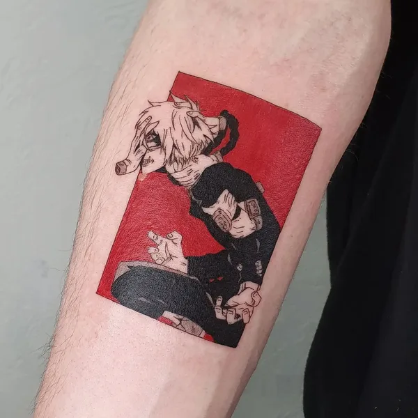 Anime tattoo by Лина Курбанова in Moscow