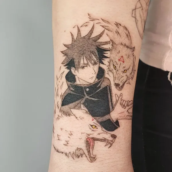 Anime tattoo by Лина Курбанова in Moscow