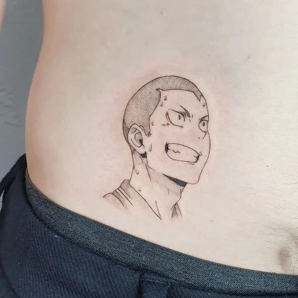 Anime tattoo by Лина Курбанова in Moscow