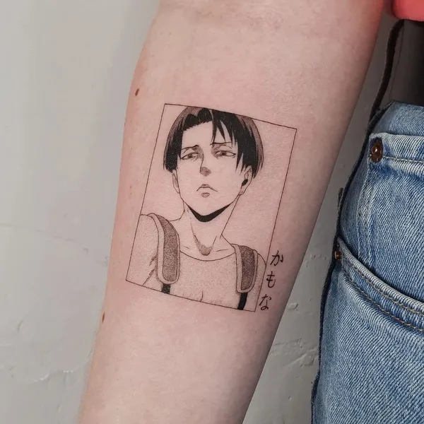 Anime tattoo by Лина Курбанова in Moscow