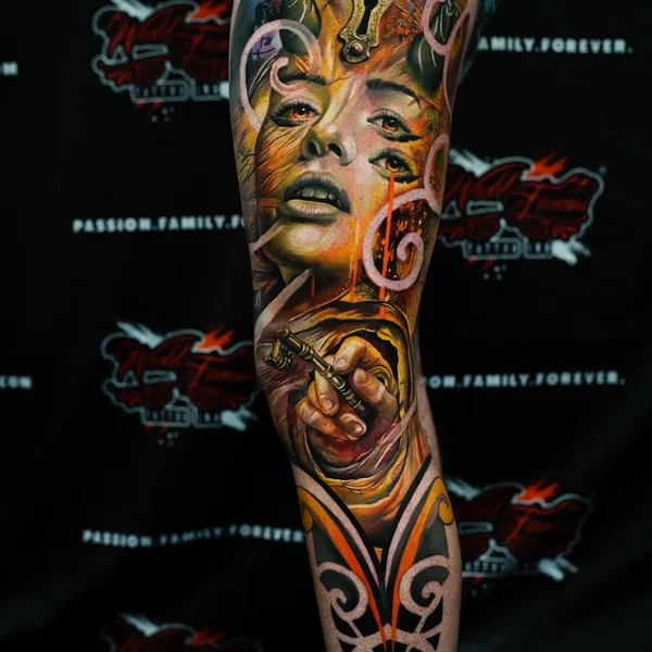 Realism tattoo by Leonardo Gonzalez in Los Angeles