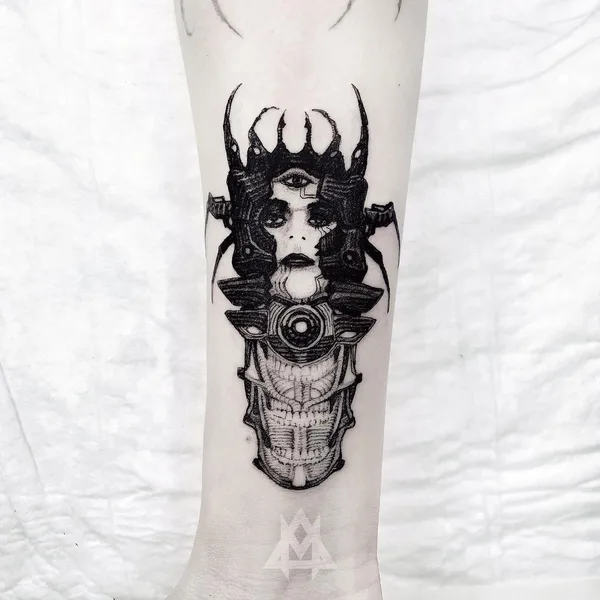 Author's Style tattoo by Дмитрий Маринченков in Moscow