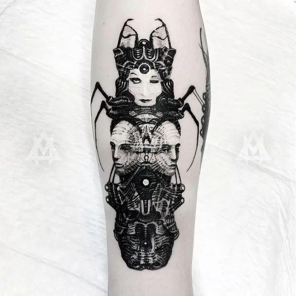 Author's Style tattoo by Дмитрий Маринченков in Moscow
