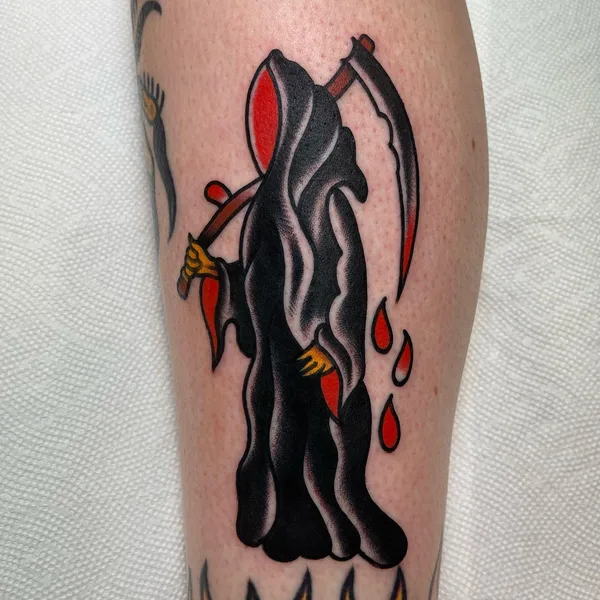 Old School tattoo by REMPE TATTOO in Seattle