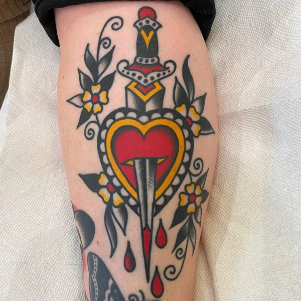 Old School tattoo by REMPE TATTOO in Seattle