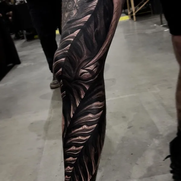 bioorganic tattoo by Jesse Levitt in New York City