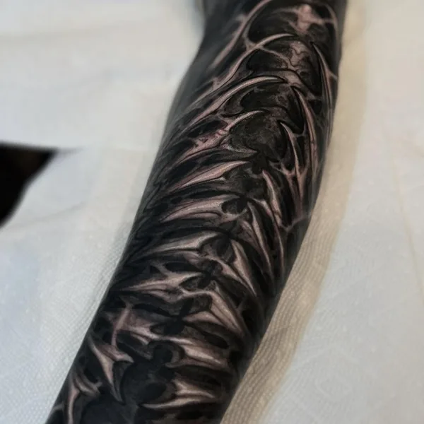 bioorganic tattoo by Jesse Levitt in New York City