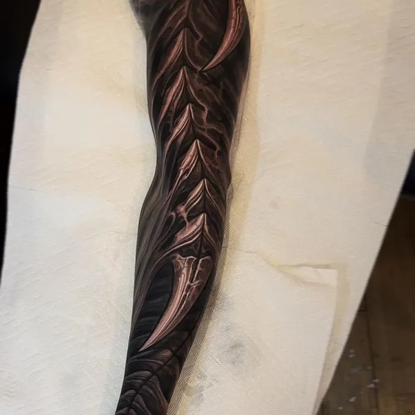 bioorganic tattoo by Jesse Levitt in New York City