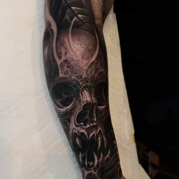 bioorganic tattoo by Jesse Levitt in New York City