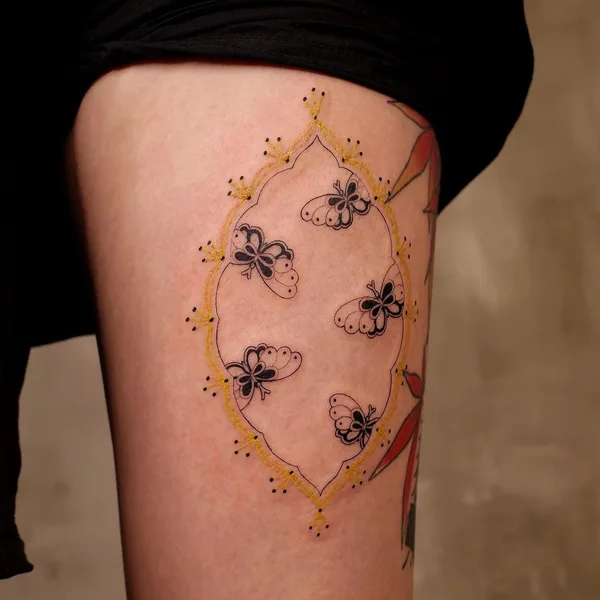 Ориентал tattoo by Nyoung in Seoul