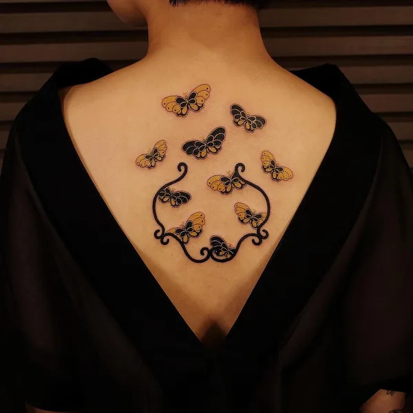 Ориентал tattoo by Nyoung in Seoul