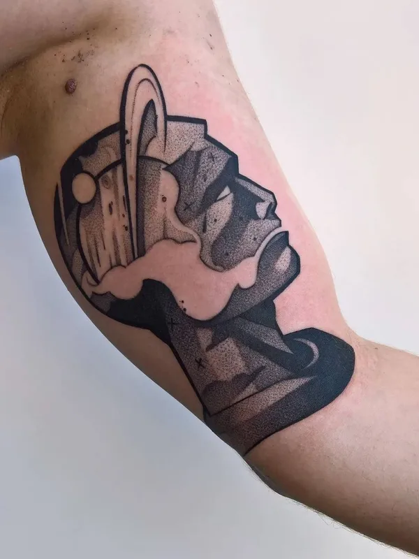 black and grey blackwork tatuaje en forearm #46115 | Tatuador Krzysztof Futro