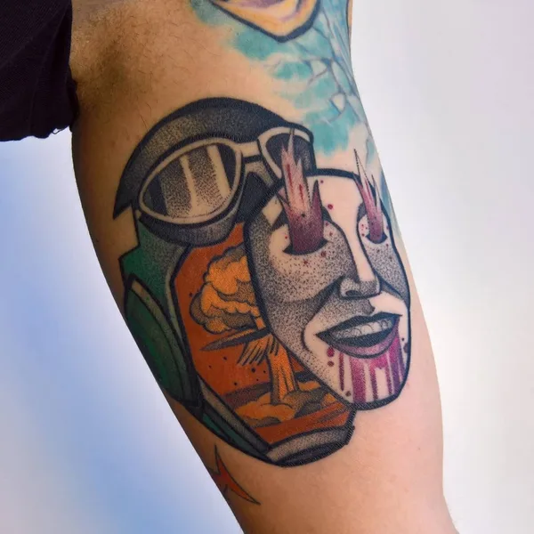 engraving tattoo by Krzysztof Futro in Warsaw