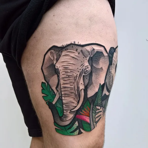engraving tattoo by Krzysztof Futro in Warsaw