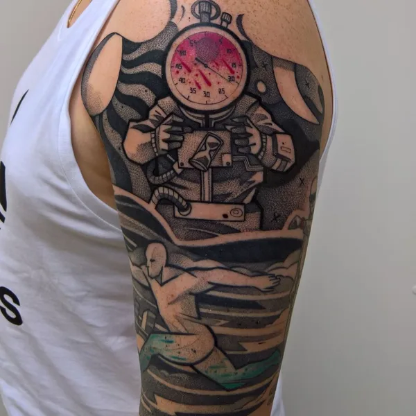 engraving tattoo by Krzysztof Futro in Warsaw