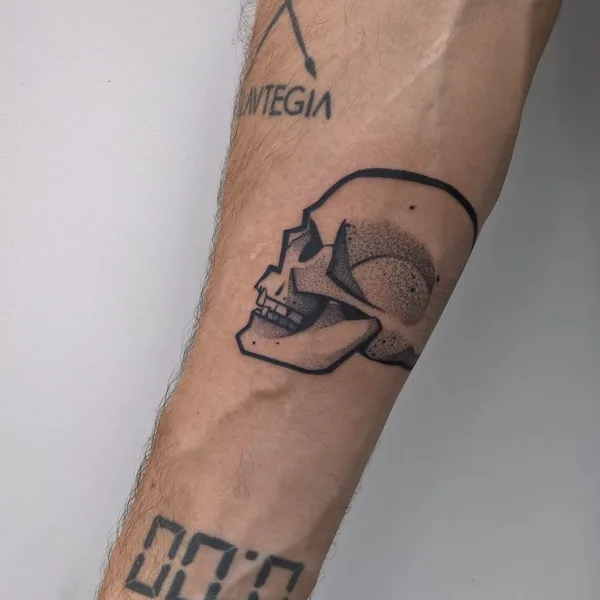 engraving tattoo by Krzysztof Futro in Warsaw