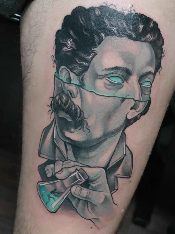 color realism tattoo auf thigh #14544 | Tätowierer Gianpiero Cavaliere