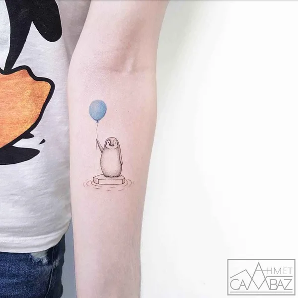 miniature tattoo by Ahmet Cambaz in Стамбул