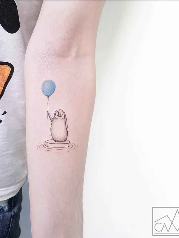 male color miniature tatuaje en forearm #15545 | Tatuador Ahmet Cambaz
