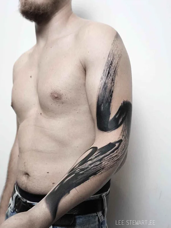 Author's Style tattoo by Lee Stewart in London
