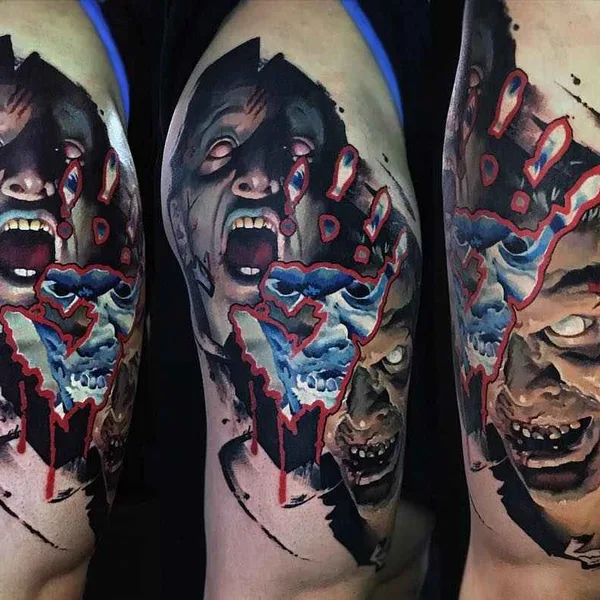 Portrait tattoo by Валентина Рябова in New York City