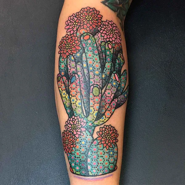 Abstract tattoo by Tomas Garcia in Barcelona