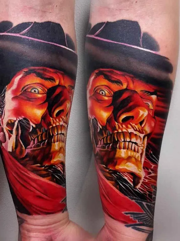 color realism tatouage sur forearm #19361 | Artiste tatoueur Дмитрий Горбунов