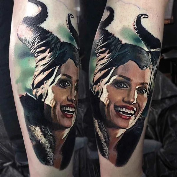 Portrait tattoo by Валентина Рябова in New York City