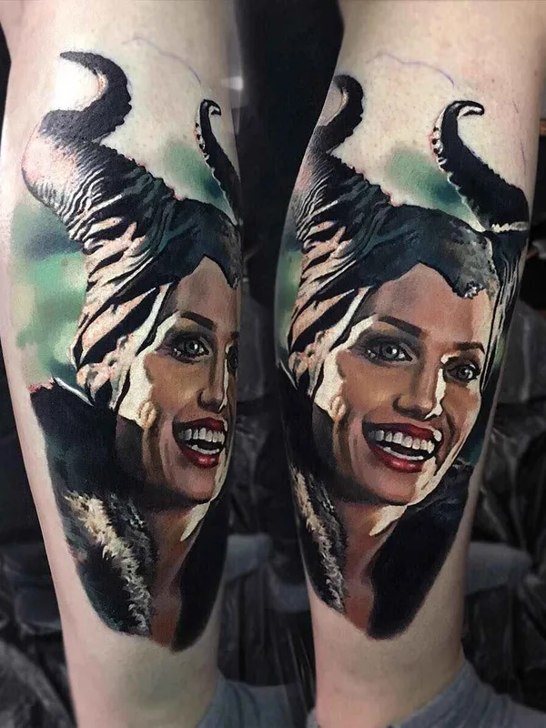 Portrait tattoo by Валентина Рябова in New York City